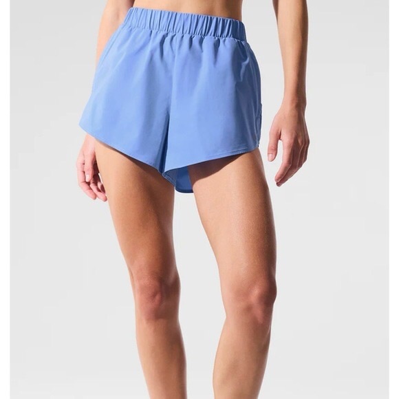 Alo Playmaker Dolphin Short NWT Crystal Clear Blue